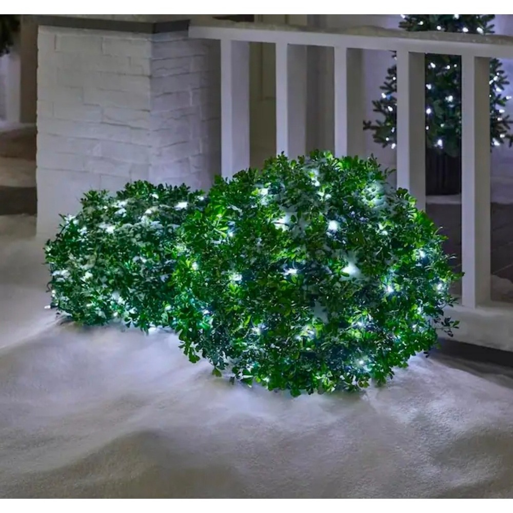 Home Accents Holiday 150 Cool‎ White Mini LED Net Lights Steady Lit 4ft x 6ft